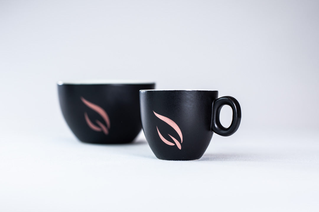 unbound Tassen - Porzellan schwarz