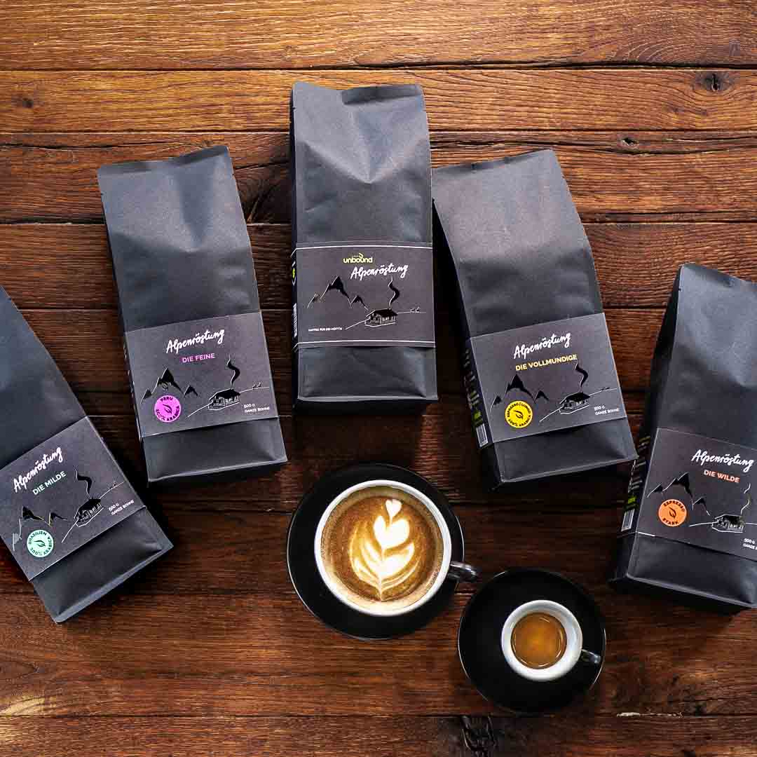 Alpenröstung Familie - Kaffee für dei' Hütt'n