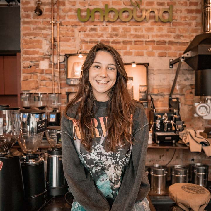 Nathi in der unbound Schaurösterei