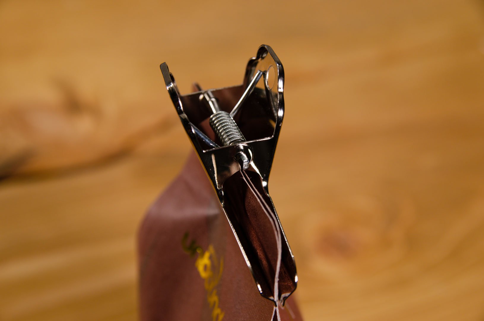 Unbound bag clip stainless steel