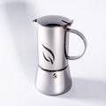 unbound espresso maker - stainless steel
